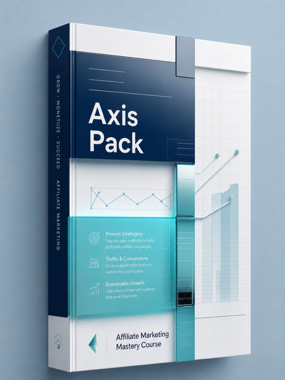 A dark blue technical infographic titled 'Axis Pack' showing a pyramid labeled 'Structured Technical Finding' with radiating categories such as Observable Symptoms, Process Activity, Service Condition, Permission Structure, and Configuration Differences. A right-side panel lists investigation ladder steps, and a small inset explains separating signal from background activity.