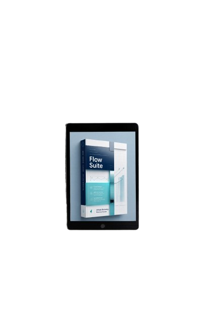 A smartphone on a small stand displaying a mockup for an 'Axis Pack' design template, set against a textured gray background.